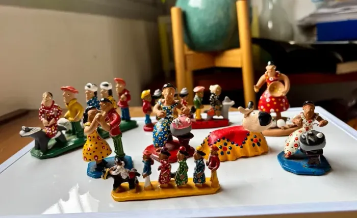 Miniaturas em Cerâmica Artesanal Nordestina - Lembrança de Maceió AL - Arte Popular Brasil