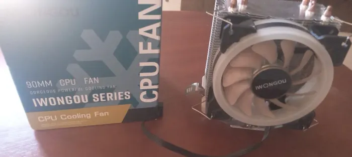 Cooler CPU Iwongou 90mm ARGB, 4 Heatpipes