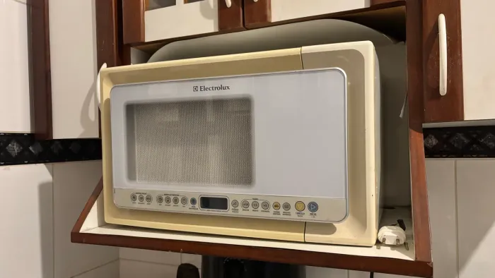 Microondas com defeito