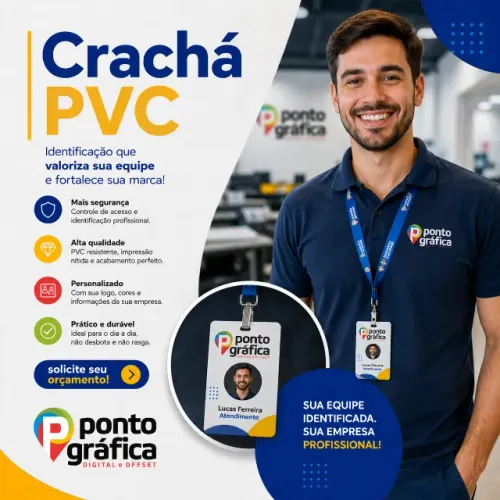 Crachás em PVC