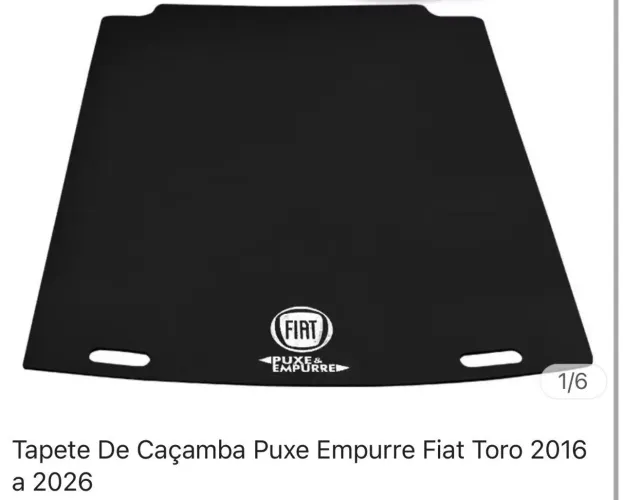 Tapete de caçamba - Puxe e empurre - FIAT TORO 2016 a 2026