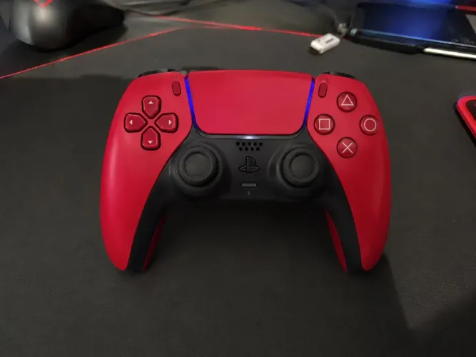Controle Ps5 Vermelho Vulcânico Original