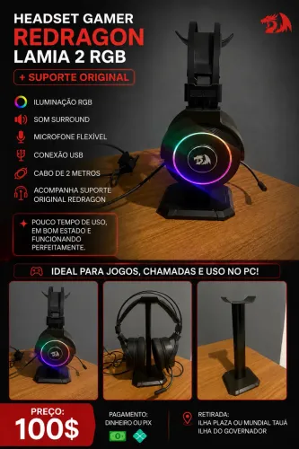 Headset Gamer Redragon