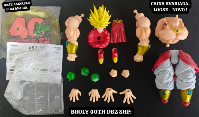 SHF Bandai - 40th Broly DBZ - LOOSE NOVO