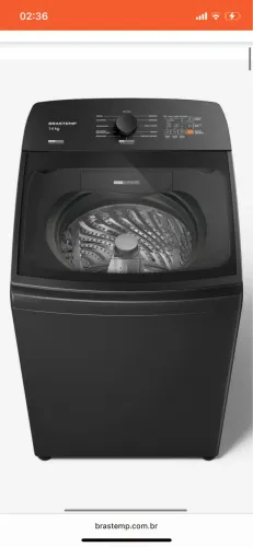 Máquina de lavar Brastemp cinza