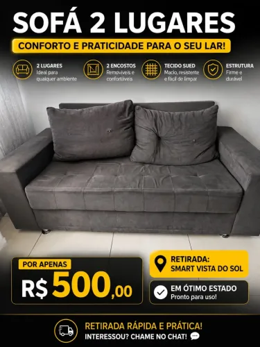 Sofá 2 lugares