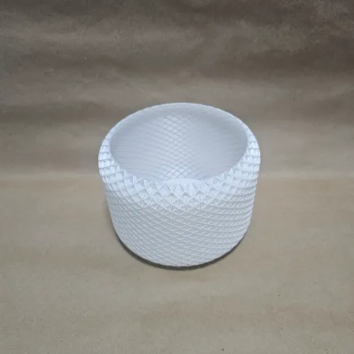 Cachepot Geométrico 3D Enfeite De Mesa Sala E Escritório