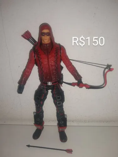 Figura de ação DC Multiverse arqueiro vermelho