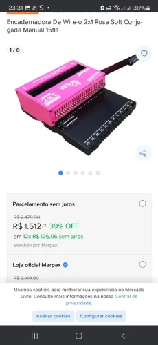 Encardenadora wire-o 2x1