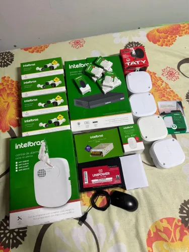 Sistema Completo de Segurança c/ cameras, alarmes, sensores e central