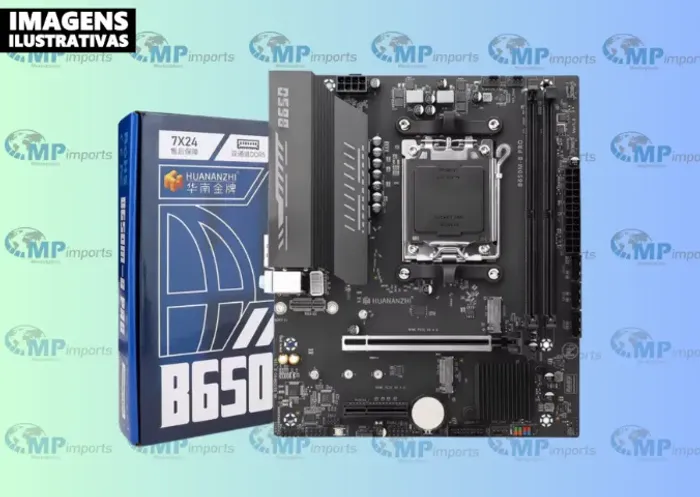 Loja MP Imports: Placa-mãe B650M B PRO AMD AM5 Ryzen R5, R7, séries 7000, 8000 e 9000