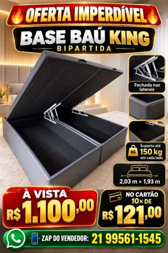 Base baú king Blindada!! Direito da Fábrica