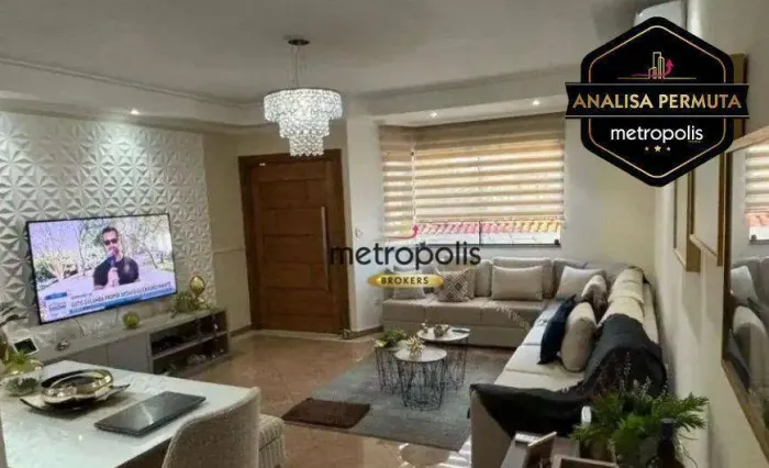 Sobrado à venda, 239 m² por R$ 1.390.000,01 - Vila Floresta - Santo André/SP
