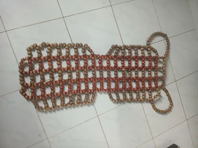 Encosto massageador bolinha de madeira