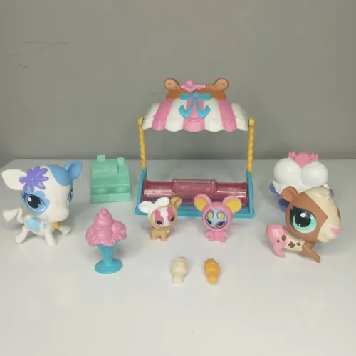 Littlest Pet Shop LPS - Ice Cream Frenzy COMPLETO