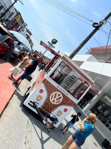 Máquina de sorvete + food truck