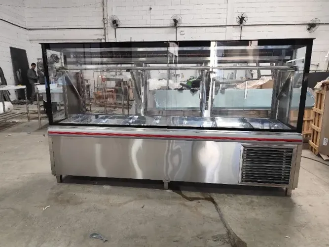 balcão bandejeiro inox 27 bandejas máxima exposição