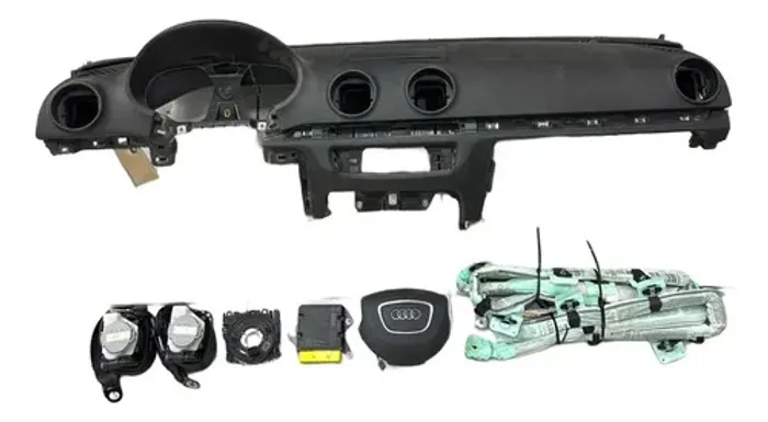 Kit Air Bag Audi A3 1.4 2015 Preto
