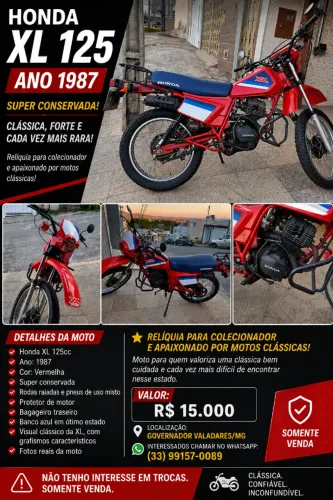 Moto XL 125 s