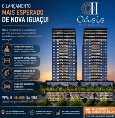 LANÇAMENTO EM NOVA IGUAÇU - 2 MINUTOS SHOPPING PEDREIRA