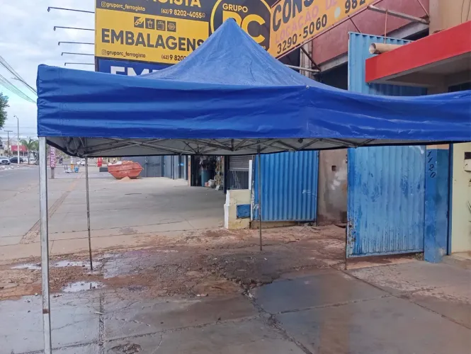 Tenda de lona