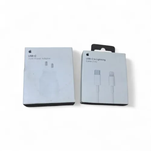 Título: Kit Carregador iPhone Turbo 20W + Cabo USB-C p/ Lightning