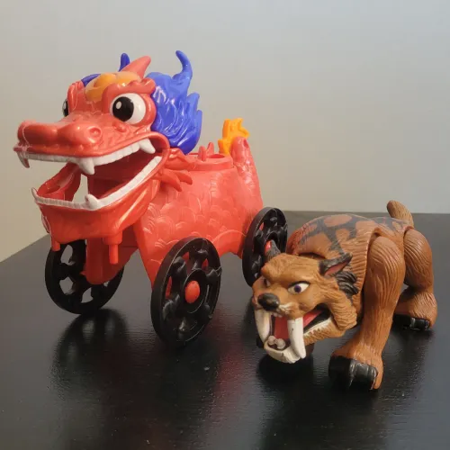 Imaginext conjunto - Dragão + tigre dente de sabre