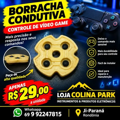 Borracha Direcional Controle PlayStation PS2 