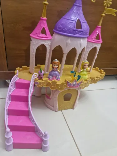Kit Castelo My Little Pony ( no estado) + 2 Princesas Sophia Amber + Spike + Comet Tail 