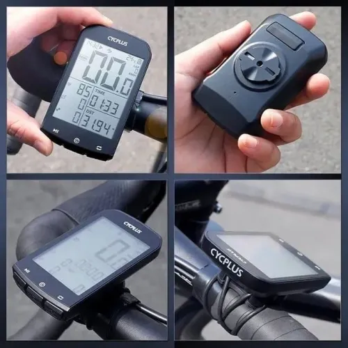 GPS(strava)CicloComputador para Bike CycPlus/tela 2.9/ + avanço guidão + Sensor Cadência