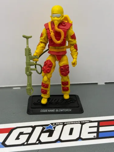 Gi Joe 25th Blowtorch Flamethrower - 2008 - Comandos em ação