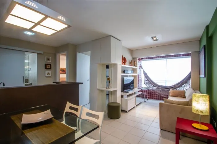 Apartamento para locação no EDF Studio Portal dos Corais, em Boa Viagem 49m², mobiliado,