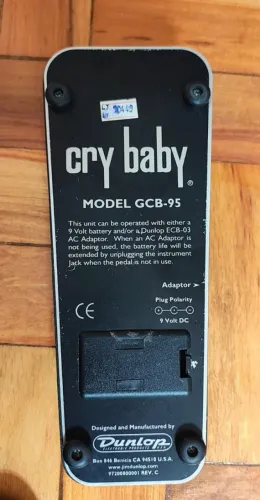 Pedal Wah Wah Jim Dunlop Cry Baby GCB95 (Com Caixa)