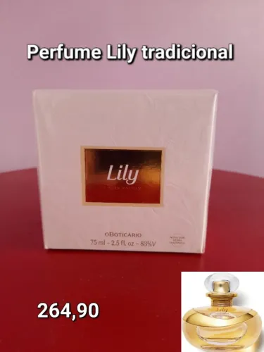 Promoção perfume Lily tradicional