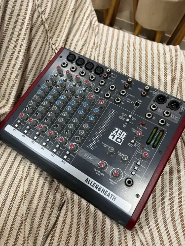 Mesa de som Placa de Áudio Allen$Heath zed10