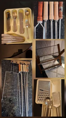Para vender rápido: Utensílios cozinha e churrasqueira.