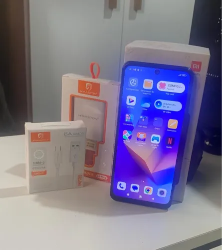? Redmi Note 10S 128GB Completo - Caixa + Carregador + Cabo