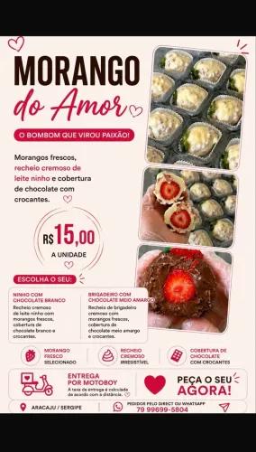 Morango cravejado 