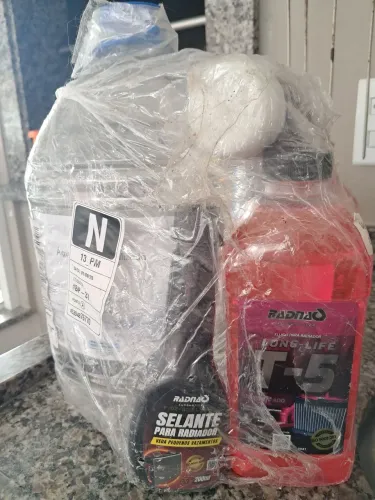 Kit Radiador + Aditivo Radnaq Concentrado + Limpa + Selante<br>Mercado Livre