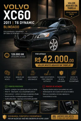Volvo XC 60 3.0 AWD 5P 2011