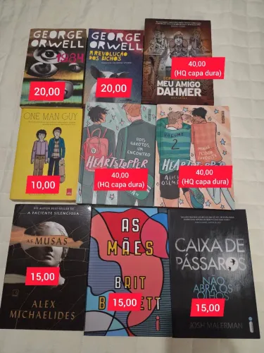 Livros usados e em perfeito estado