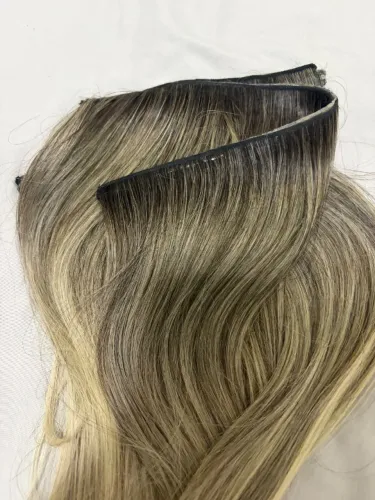 Cabelo Humano Brasileiro com mechas esfumadas
