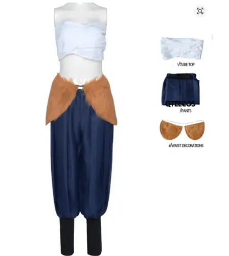 Cosplay Feminino Inosuke - Demon Slayer - P