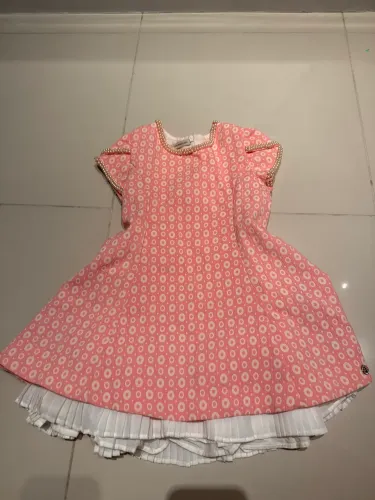 Vestido Rosa Esporte Fino Infantil, Marca: Um mais um
