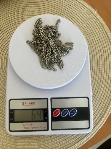 3 Cordões e 1 pulseira Prata 925