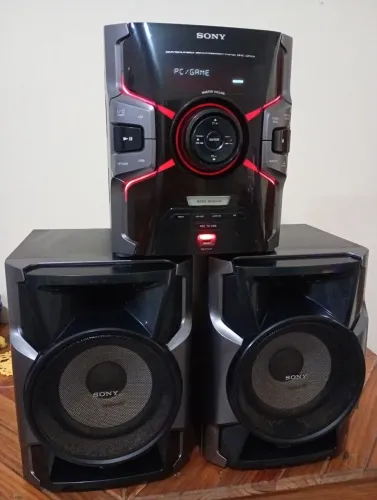 Aparelho de son CD-R RW playback mini componente system MHC-gpx3