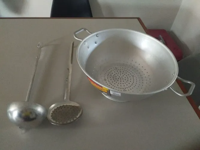 Utensílios para cozinhar industrial , escorredor de concha escuma