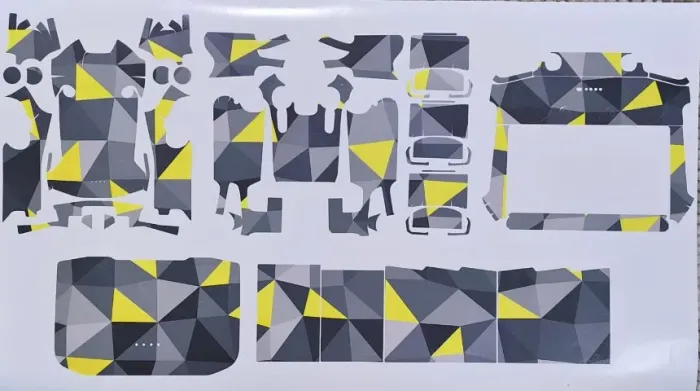 Skin Premium Para Drone MINI 4 PRO - Warning Yellow (Pronta Entrega)