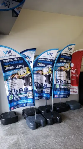 Wind banner para divulgação bandeiras personalizadas