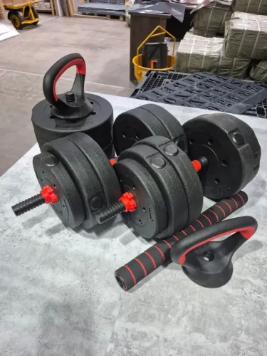 Kit ajustavel halteres barra até 40 kg